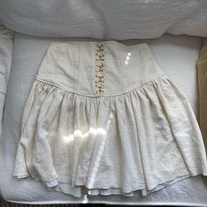 Silence and Noise (urban outfitters) white skirt